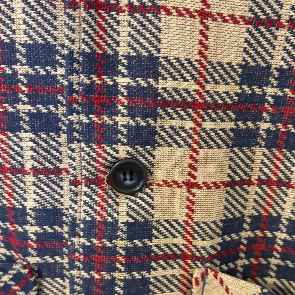 Vintage Montgomery Ward Plaid Sport Coat/Blazer for Men